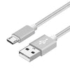 Kompatibel mit Apple, Datenkabel, geflochtenes Nylon-V8-Ladekabel