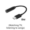 Phone audio cable headphone cable LeTV audio adapter