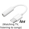 Phone audio cable headphone cable LeTV audio adapter