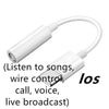 Phone audio cable headphone cable LeTV audio adapter