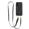 Halter Telefon Fall Umschlag Crossbody Karte