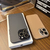 Ultra-thin Dull Polish Bag Lens Phone Case