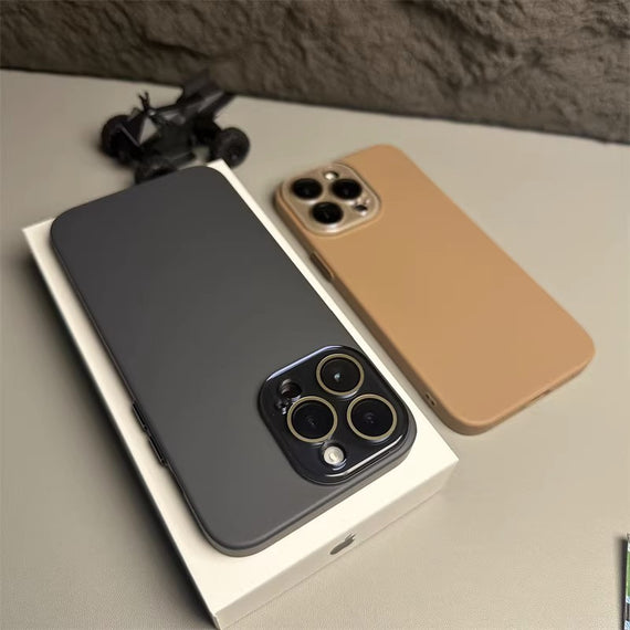 Ultra-thin Dull Polish Bag Lens Phone Case