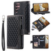 Crossbody Plaid Multifunktionale Reißverschlusstasche Handytasche