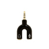 Color earphone splitter adapter