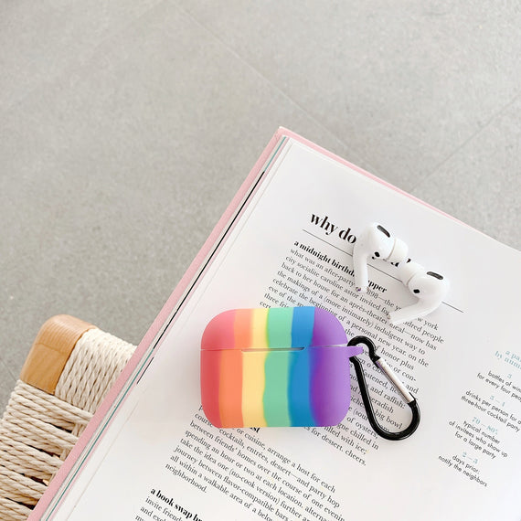 Compatible with Apple, Rainbow silicone protective sleeve