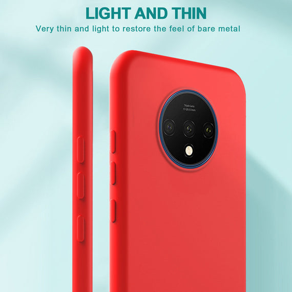 Coque en silicone liquide pour OnePlus 7T