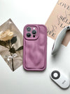 Solid Color Meteorite Pattern Phone Case Silicone Drop-resistant Protective Cover