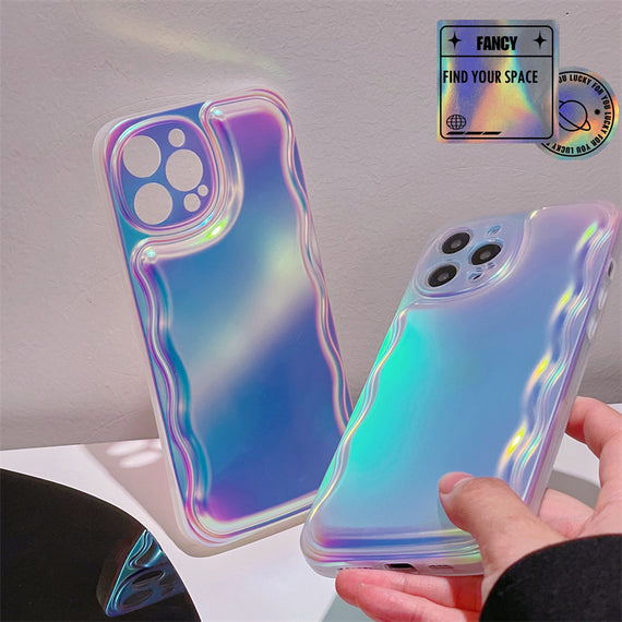 Premium Back Cover Type Aurora Laser Mobile Phone Soft Shell