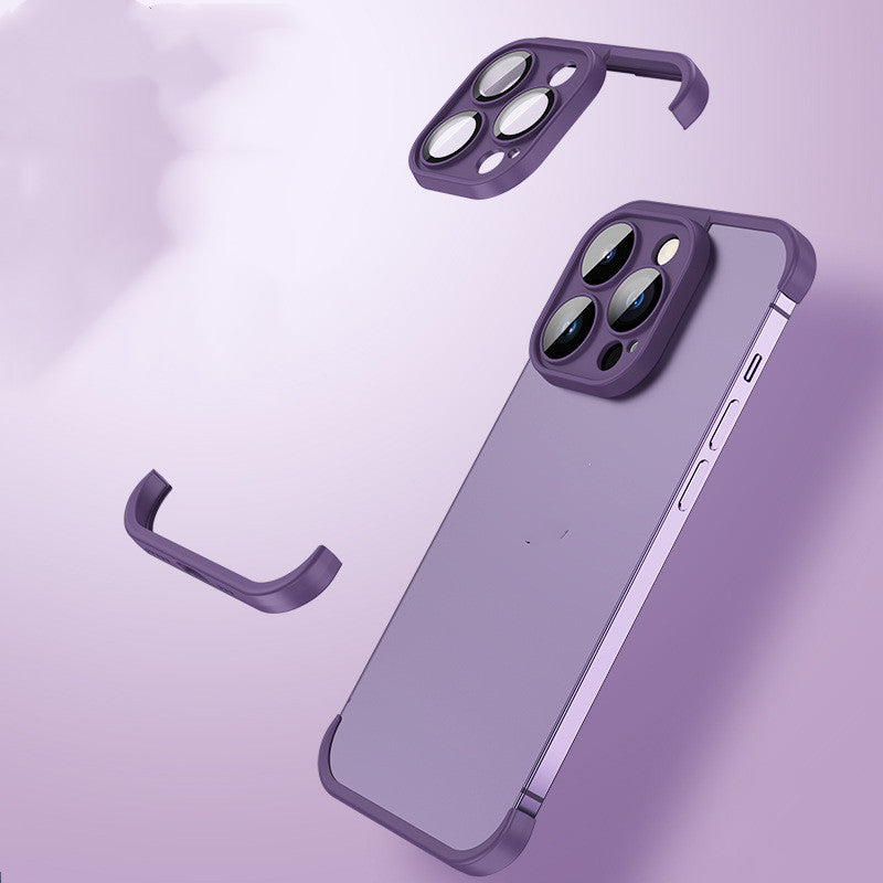 Handyhülle mit Glaslinsenfolie TPU ohne Rahmen
