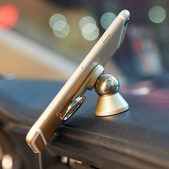 Magnetic Steel Ball Universal Ring Bracket Desktop Magnetic Suction