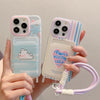 Cartoon Lanyard Telefon Fall Karte Halter Schutzhülle
