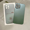 Frosted Glass Primary Color Comes With Lens Protector Phone Case