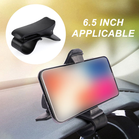 Support de téléphone universel pour voiture, support de téléphone à 360 degrés pour tableau de bord GPS, support de téléphone par gravité