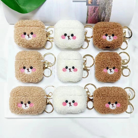 Cute Plush Earphone Cover Protection