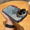 Glitzernde Astronauten-Kameraständer-Telefonhülle für I14 13 12 11 Pro Max XR 14 Plus, unsichtbare Linsenhalterung, Beschichtung, weiche Abdeckung