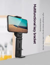 Support de téléphone portable de voyage multifonctionnel pliable et rotatif à 360 degrés