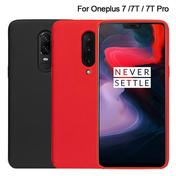 Coque en silicone liquide pour OnePlus 7T