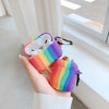 Compatible with Apple, Rainbow silicone protective sleeve