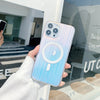 Transparent Frosted Magnetic Mobile Phone Case