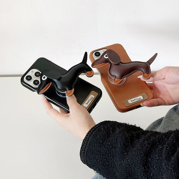 Sausage Dog Small Animal Bracket Phone Case