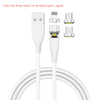 Three In One Data Cable 540 Degree Rotation Spherical Magnetic Charging