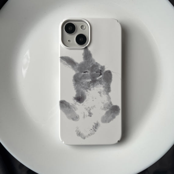 Rabbit Chinese Ink Ins Art Film Phone Case