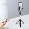 Compatible avec Apple, trépied vidéo en direct pour téléphone portable, perche à selfie