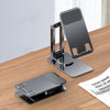 Support de téléphone portable rotatif pliable en alliage d'aluminium