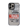Travel Ticket Label Transparent Phone Case
