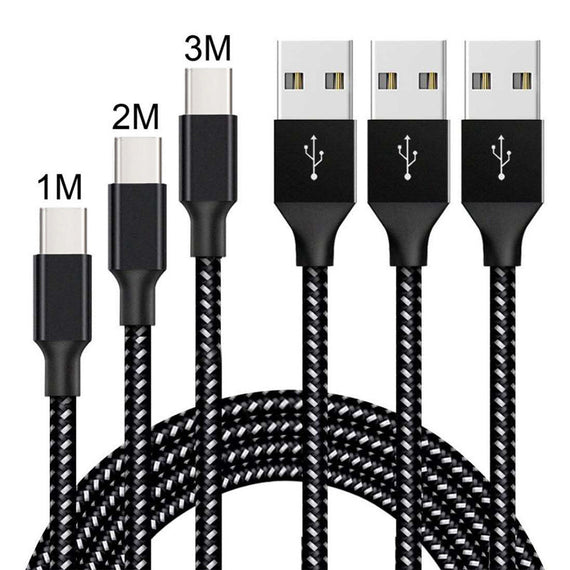 Mobile Phone USB Braided Nylon Charging Data Cable