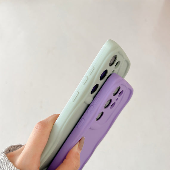 Cream Border Full Package Anti Drop Color Phone Case