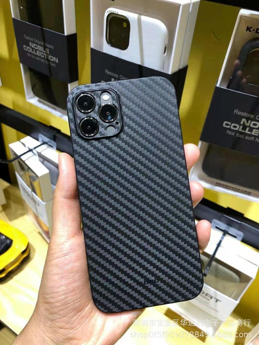 Lightweight Carbon Fiber Textured Case Phone Case Cover