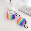 Compatible with Apple, Rainbow silicone protective sleeve