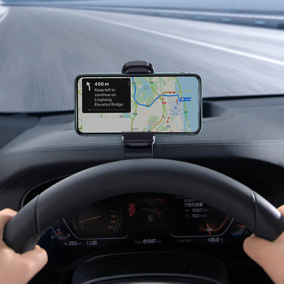 Support de téléphone universel pour voiture, support de téléphone à 360 degrés pour tableau de bord GPS, support de téléphone par gravité