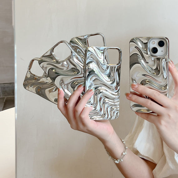 Electroplating Three-dimensional Water Ripple Protective Sleeve