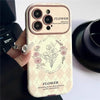 Großes Fenster Furnier Telefon Fall Silikon Soft Case