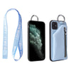 PU Lederband Schnur Geldbörse Telefon Fällen Crossbody Hals Lanyard Brieftasche Abdeckung