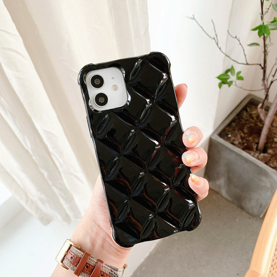 Creative Three-dimensional Rhombus Simple Mobile Phone Case