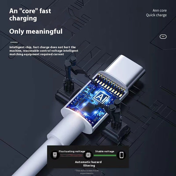 60W Dual Type-c Fast Charge Data Cable