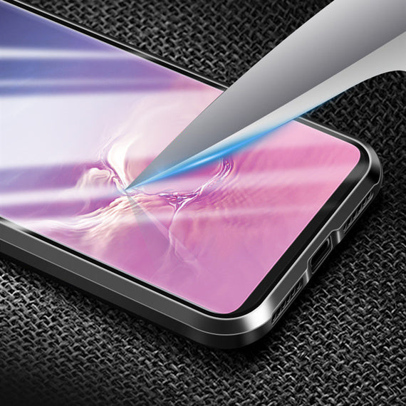 Mobile Phone Case With Double-sided Magneto Metal Edge