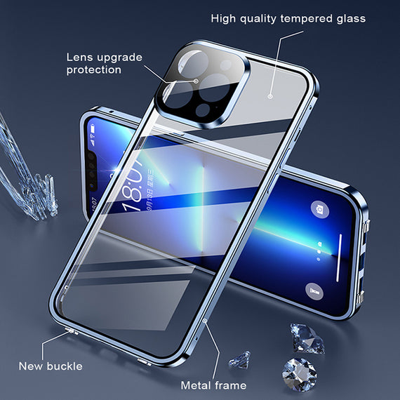 Simple All-around Metal Mobile Phone Case Fall Protection Cover
