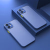 Contrasting Color Mobile Phone Hard Shell Anti-fall Frosted Protective Cover