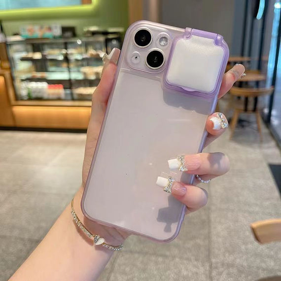 Fashion Minimalist Fill Light Phone Case Protection Cover