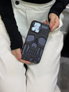 Luxuriöse 3D-Totenkopf-Telefonhülle mit Beschichtung für I-Phone 14 Pro Max 13 12 11 Plus, atmungsaktiv, glänzend, ausgehöhlt, Gold-Metallic-Farbe