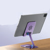 Support de téléphone portable rotatif pliable en alliage d'aluminium