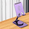 Support de téléphone portable rotatif pliable en alliage d'aluminium