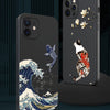 Embossed And Painted Silicone Phone Case