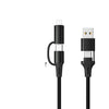 60W Multi-head Multifunctional Charging Cable