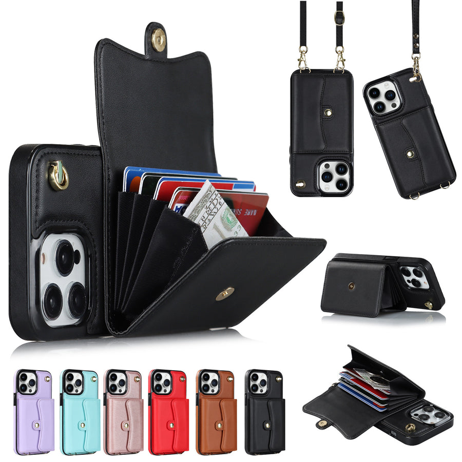 Crossbody-Kartenhalter Telefonhülle Multifunktions-Kartenhalter